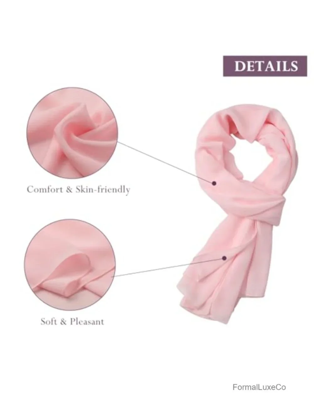 Chiffon Shawl & Wrap for Evening Dresses Women Soft Silky Elegant Wedding